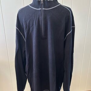 Cutter & Buck Men's Black Zip-Up Sweater